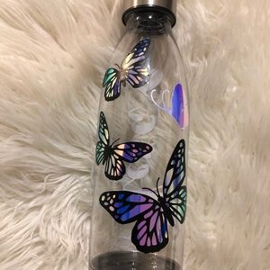 Butterfly water bottle